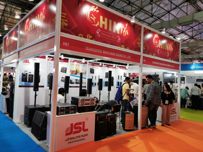 JSL爵士龙音响出席印度孟买PALM Expo India 2019